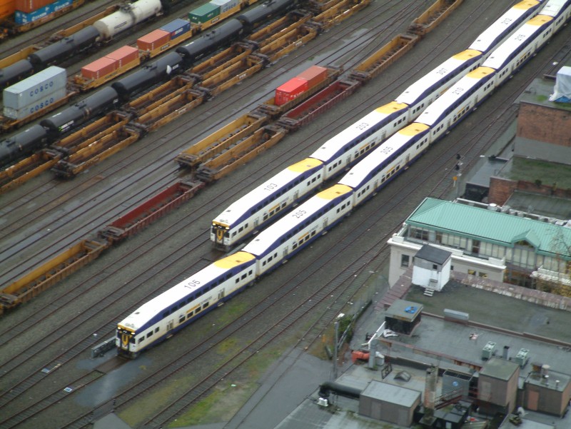 View from "Vancouver Lookout!" on top of the Harbour Centre Tower