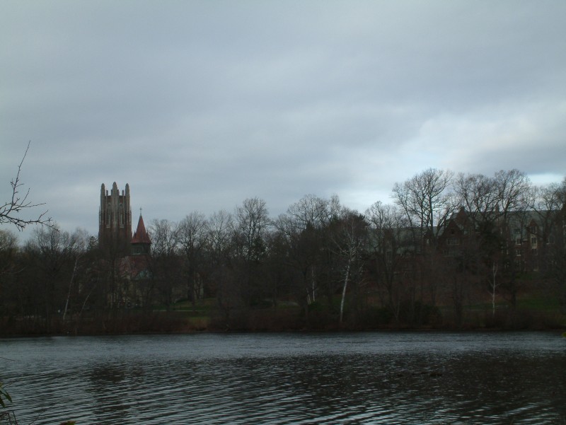 Wellesley College campus nearby Boston