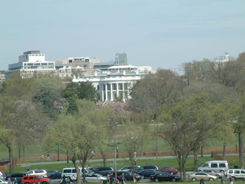 View from the Washington Monument to the White House