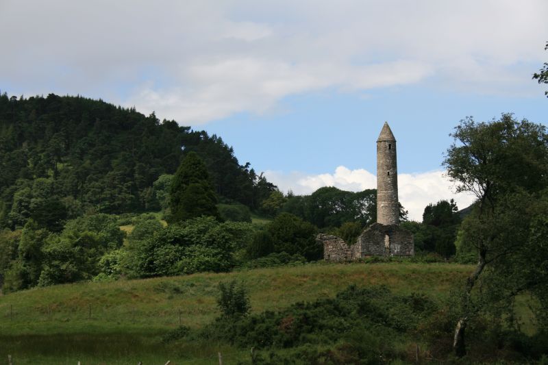 Round tower at Glendalough