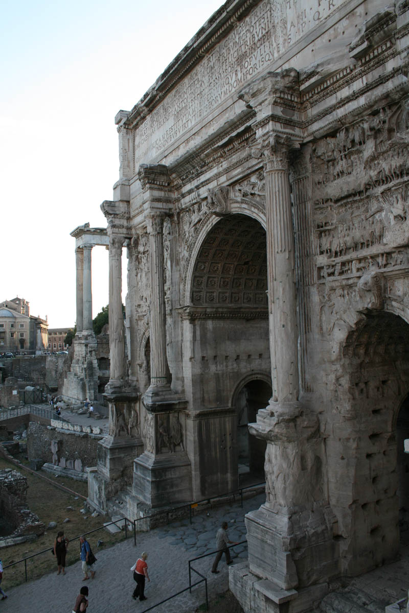 Triumphbogen des Septimius Severus auf dem Forum Romanum