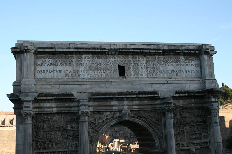 Triumphbogen des Septimius Severus auf dem Forum Romanum