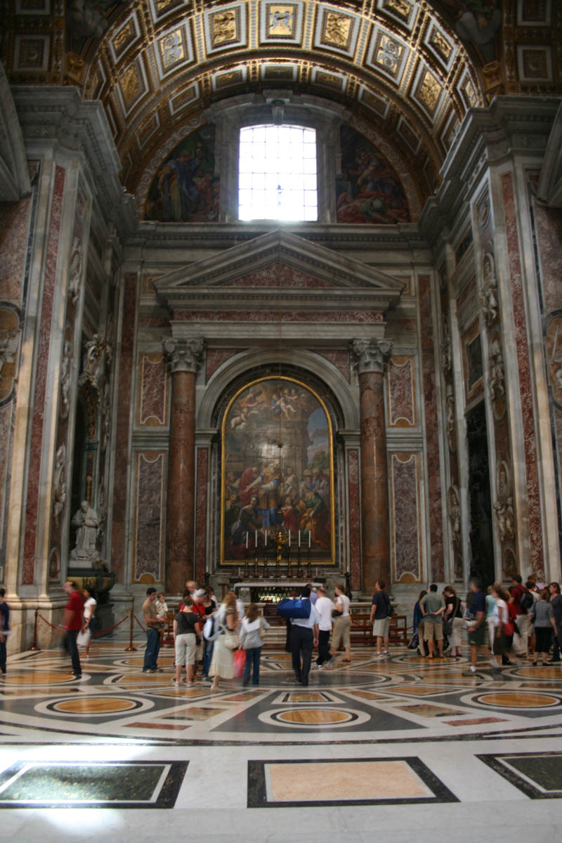 Side altar in St. Peter's Basilica