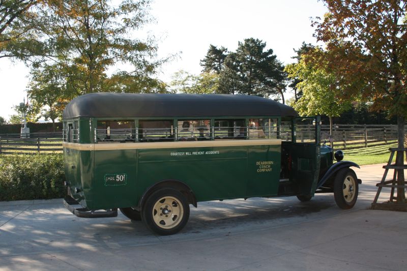 Old bus of the Dearborn Coach Company