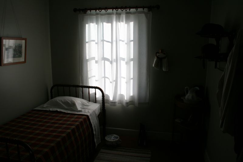 Bed room& in one of the historic houses in Greenfield Village