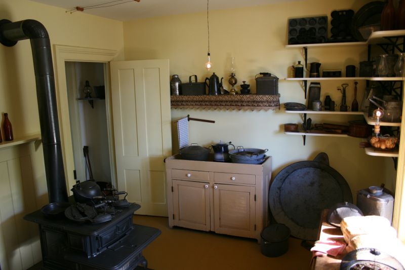 Küche in Sarah Jordan's Boarding House