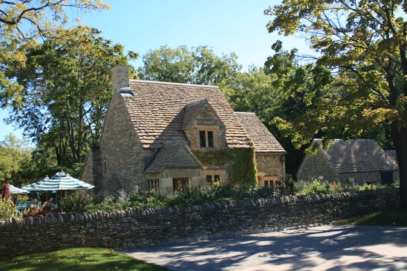 Cotswold Cottage, built early 1600s in Chedworth, Gloucestershire, England