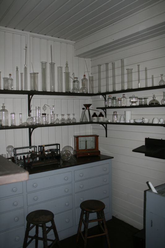 Copy of Thomas Edison's Menlo Park Laboratory where the first industrial electric light bulb was invented