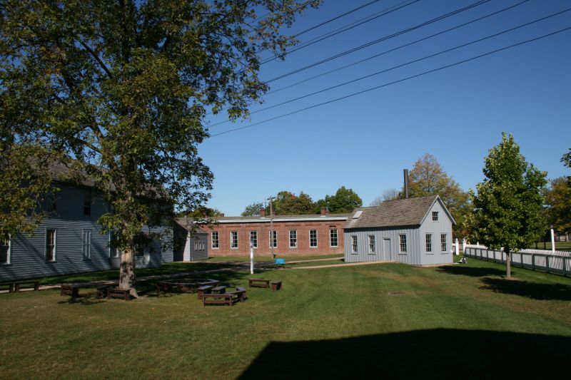 Copy of Thomas Edison's Menlo Park Laboratory where the first industrial electric light bulb was invented