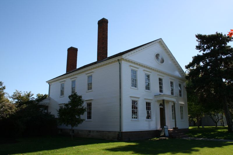 Noah Webster wrote in this building the first edition of the Webster American Dictionary of the English Language which was published in 1828.