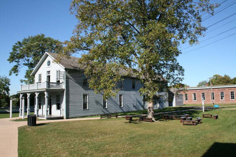 Copy of Thomas Edison's Menlo Park Laboratory where the first industrial electric light bulb was invented