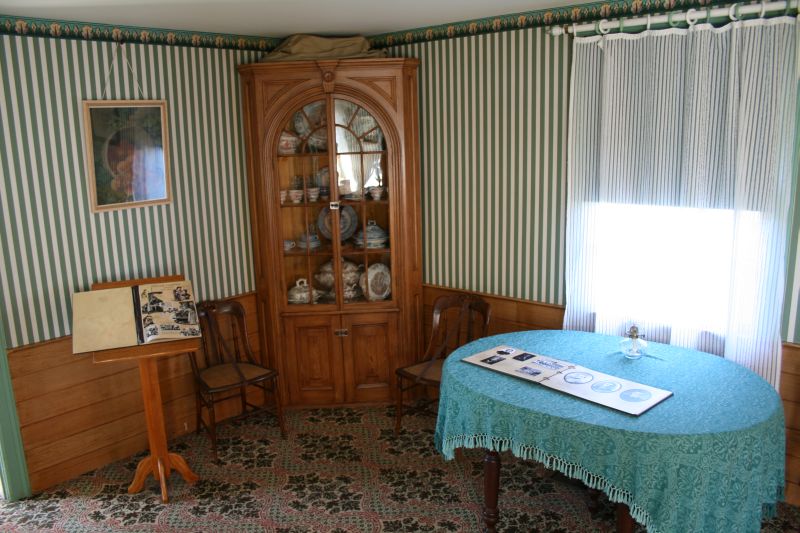 Interior of one of the historic houses in Greenfield Village