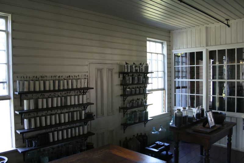 Copy of Thomas Edison's Menlo Park Laboratory where the first industrial electric light bulb was invented