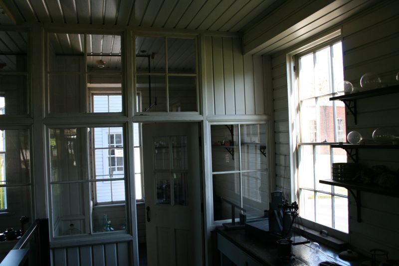 Copy of Thomas Edison's Menlo Park Laboratory where the first industrial electric light bulb was invented