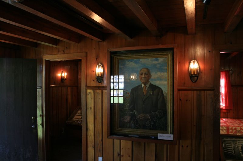 Cabin of American scientist George Washington Carver