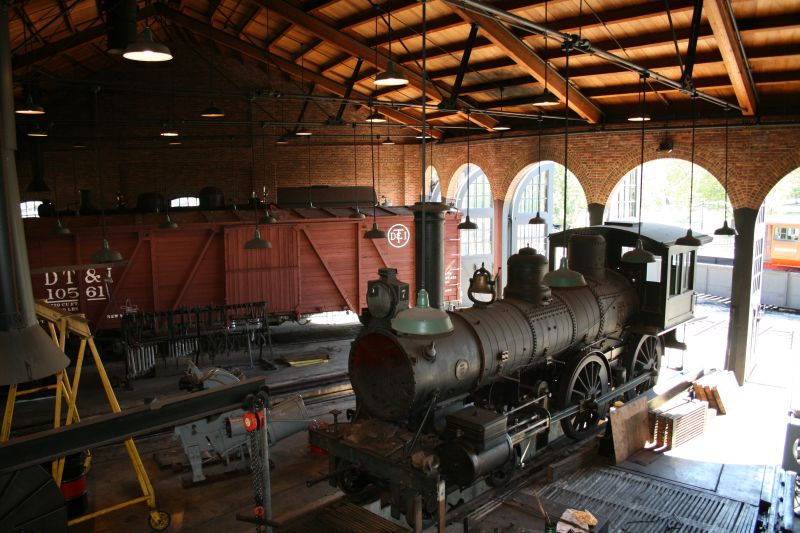 Detroit Toledo & Milwaukee Ringlokschuppen für Dampflokomotiven