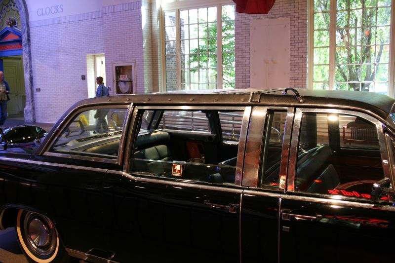 Vehicle in which President John F. Kennedy was assassinated in Dallas, Nov 22, 1963.