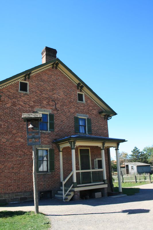 Firestone farmhouse, built in 1828 near Columbiana, Ohio