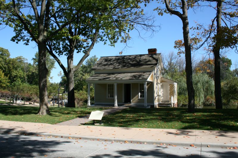 House of John Chapman, built in 1860 in Dearborn Township, Michigan. John Chapman was a teacher of Henry Ford.