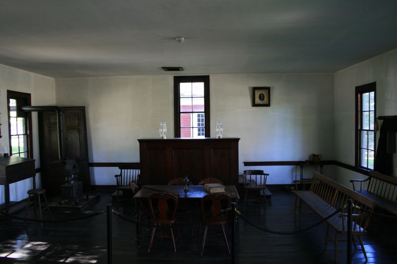 Logan County Courthouse where Abraham Lincoln worked as a traveling lawyer for several times between 1840 and 1847.