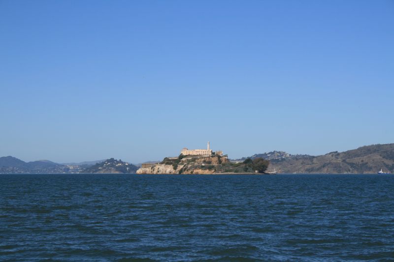 Alcatraz seen from Pier 39