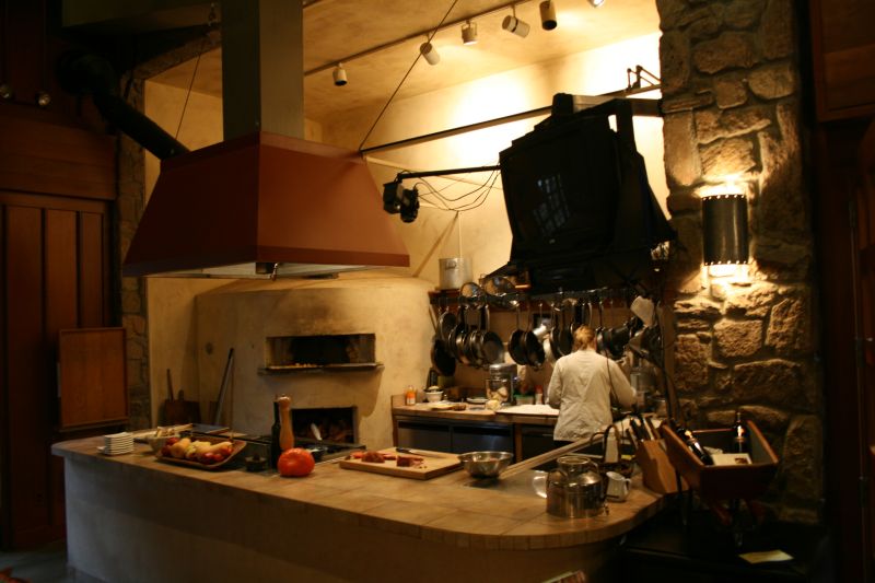 Old kitchen of the Robert Sinskey winery in Napa Valley