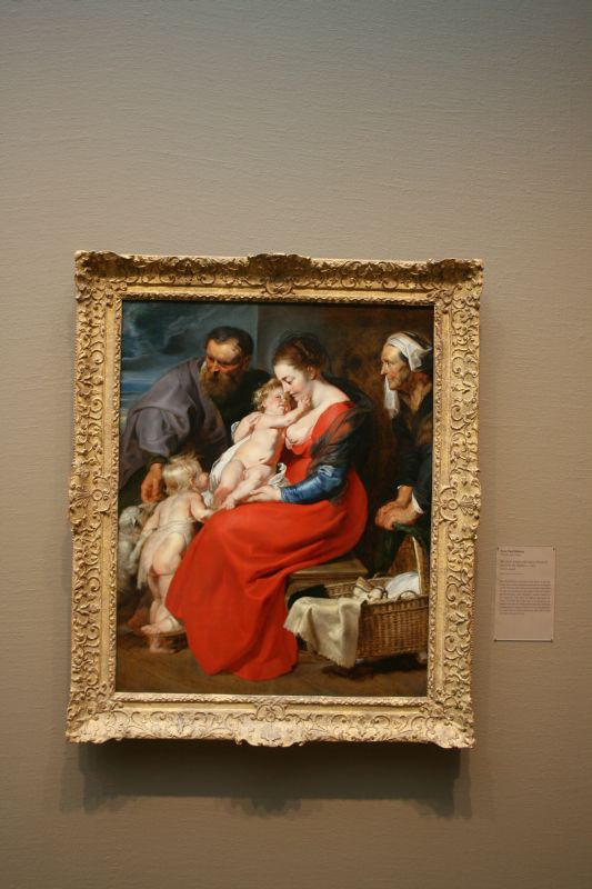 The Holy Family with Elizabeth & John the Baptist Peter Paul Rubens, c. 1615