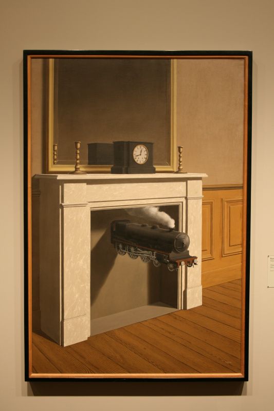 René Magritte. Time Transfixed, 1938