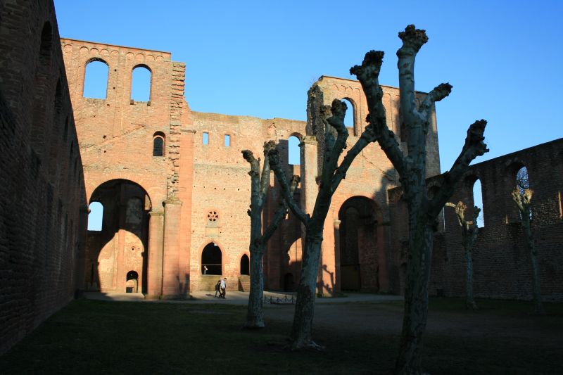 Ruine der Benediktiner Abtei Limburg in Bad Dürkheim