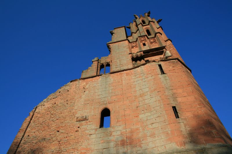 Ruins of the Limburg Benedictine abbey in Bad Dürkheim