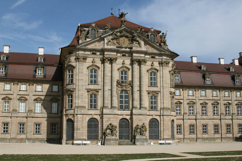 Main entrance of Schloss Weißenstein