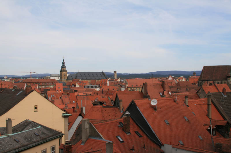 Blick über die Altstadt von Bamberg