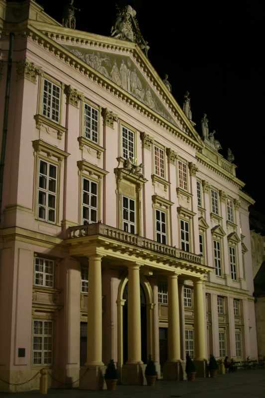 The Primate's Palace (Slovak: Primaciálny palác) is a neo-classical palace in Bratislava's Old Town. It was built from 1778 to 1781 for Archbishop József Batthyány, after the design of architect Melchior Hefele.