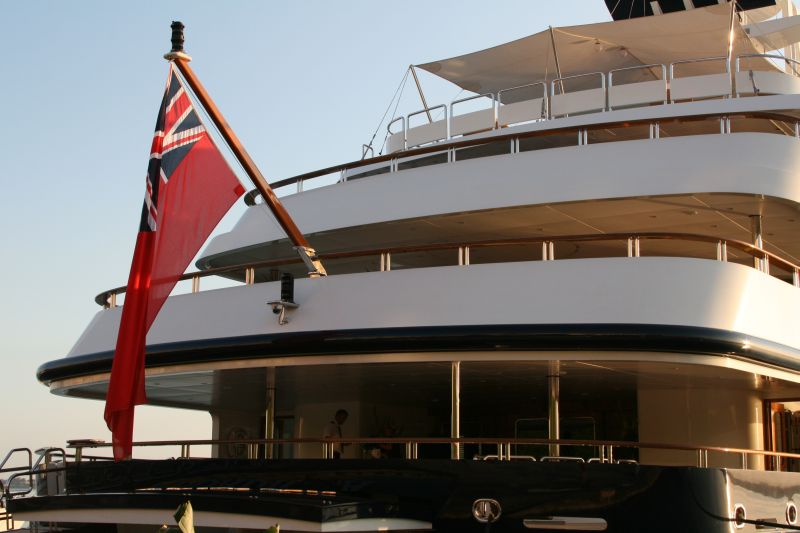 Boadicea Yacht in the harbour of Siracusa in Italy