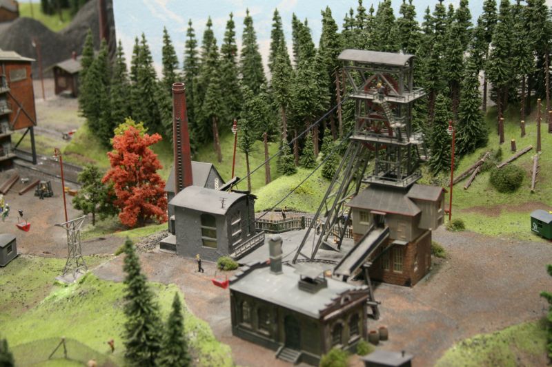 Model of a coal mine