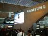 Stand von Samsung, verdeckt ein wenig den Panasonic Stand