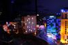 Die Lichter von Las Vegas in der Nacht