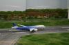 Plane landing at Miniaturwunderland airport