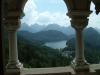 Formidable view of the Alpsee from the throne room of King Ludwig II. in Castle Neuschwanstein