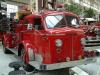 Altes amerikanisches Feuerwehrauto in der Ausstellungshalle des Technikmuseums Speyer