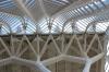 Verbindung der Fensterfassade mit der Dachkonstruktion des Museu de les Ciències Príncipe Felipe