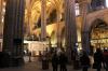 Interior of the gothic Barcelona Cathedral
