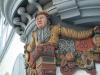 Viele Erker von prachtvollen Stadthäusern in St. Gallen sind mit bunten Motiven und aufwendigen Schnitzereien verziert.
