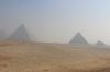 Giza plateau with the pyramids