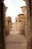 Der Tempel des Ptah liegt an der Nordwand des Amunbezirkes und war ursprünglich mit einer Mauer umgeben. Mit der Errichtung der großen Mauer um den Amunbezirk wurde der Vorhof zum Tempel in seiner Größe beschnitten. Ptolemaios III. errichtete den kleinen Pylon des Tempels, in diesem gibt es verschiedene Innenräume.