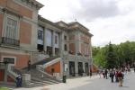Outside of the Prado Museum in Madrid