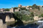 The Puente de San Martín (English: St Martin's Bridge) is a medieval bridge across the river Tagus in Toledo