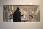 Entwurf für das "Abendessen" mit Darth Vader in der Wolkenstadt in Episode V