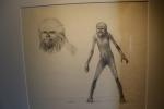 Early illustration of Chewbacca