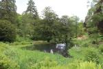 Small pond in the Stourhead Gardens